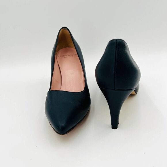 gravitypope EVA 12 Pointy Toe Leather Blue Pump Size 39 - Picture 9 of 11
